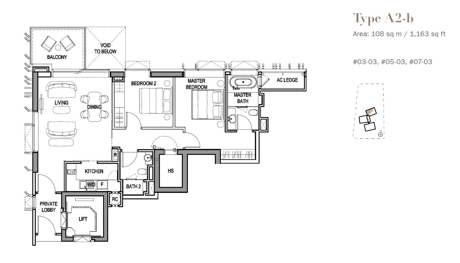 3 Orchard By-The-Park 3 Bedroom Floor Plan 3