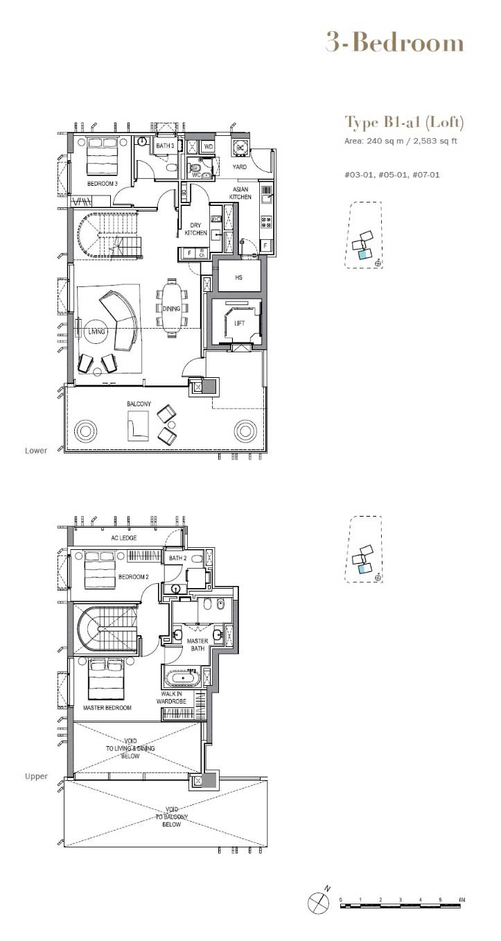 3 Orchard By-The-Park 3 Bedroom Floor Plan 5