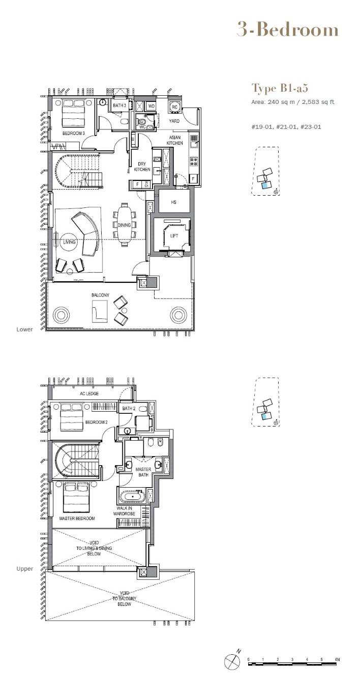 3 Orchard By-The-Park 3 Bedroom Floor Plan 9