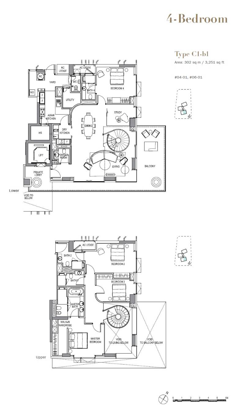 3 Orchard By-The-Park 3 Bedroom Floor Plan 18