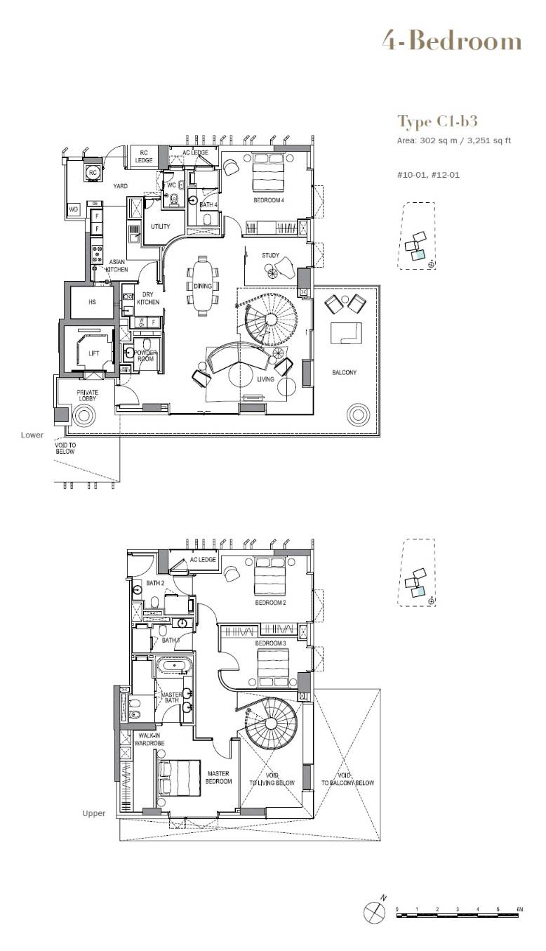 3 Orchard By-The-Park 3 Bedroom Floor Plan 20