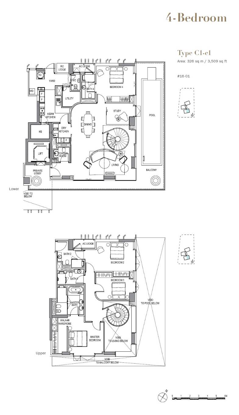 3 Orchard By-The-Park 3 Bedroom Floor Plan 22